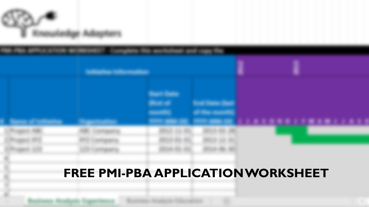 PMI-PBA予想試験